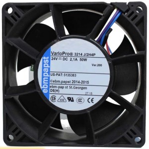 Ebmpapst 3214J/2H4P 24V 2.1A 50W 4wires Cooling Fan